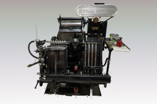Printing press Original Heidelberg